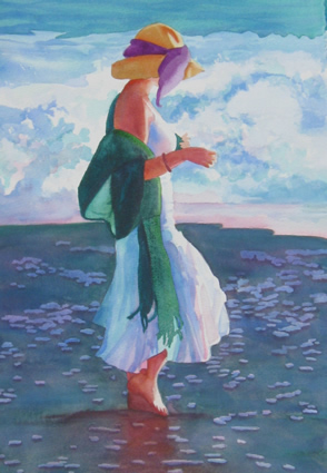 Girl on Beach