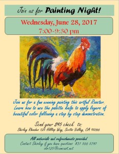 Painting Night with Shirley June 2017