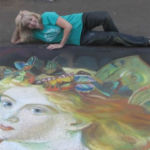 "Butterfly Fairy" by Sophie Anderson Recreated by Shirley Lehner-Rhoades
