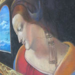"Madonna and Child" by L. da Vinci Recreated by Shirley Lehner-Rhoades