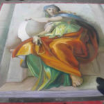 “The Sybil of Delphi” by Michaelangelo Recreated by Shirley Lehner-Rhoades