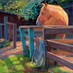 Jake - Original Watercolor Painting by Shirley Lehner-Rhoades.