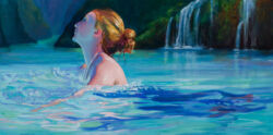 Original Oil Painting by Shirley Lehner-Rhoades. Oil on canvas.