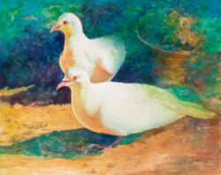 Original Watercolor Painting by Shirley Lehner-Rhoades 12"x15"
