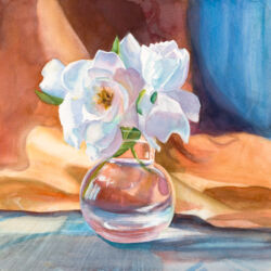 Gardenias in Glass